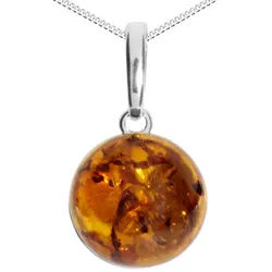OSTSEE-SCHMUCK Kette mit Anhänger Ostsee-Schmuck Kette mit Anhänger Dolores (2-tlg) silberfarben 42 cm