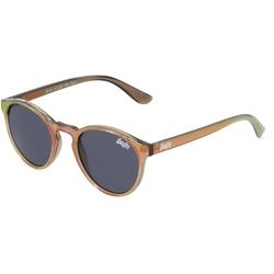 Superdry SARATOGALUX Unisex-Sonnenbrille Vollrand Panto Kunststoff-Gestell, Grün