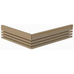 Sentiotec Holzreling groß 2-seitig | für Saunaofen Qube | Linde