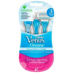 Gillette Körperrasierer Venus Oceana Rasiermesser 4 Einheiten