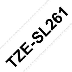 Brother TZe-SL261 weiß/schwarz, 36 mm, selbstlaminierend, Tintenpatrone schwarz