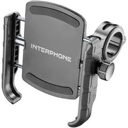 Interphone Crab universal Smartphonehalterung mit Anti-Vibrationsmodul, schwarz