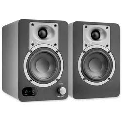Fluid Audio Fluid Audio Studio-Monitore C35BT Aktive Lautsprecher Lautsprecher (Bluetooth, Ein Paar aktiver 3,5 Zoll Zweiwege-Studiomonitore) schwarz