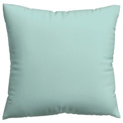 Schlafgut Kissenhülle , Türkis , Textil , Uni , 40x40 cm , Grüner Punkt, Textiles Vertrauen - Oeko-Tex®, AZO-frei, Oeko-Tex® Standard 100, Oeko-Tex® Made IN Green , bügelleicht, bügelfrei, hochwertige Qualität, formstabil, langlebig , Heimtextilien, Bezüge, Kissenbezüge