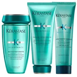 Kérastase Haarpflege-Set Kérastase Resistance Set Bain Extentioniste Fondant Thermique 3er Set, 3-tlg., reichhaltig