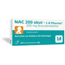 NAC 200 akut -1 A Pharma 20 St Brausetabletten
