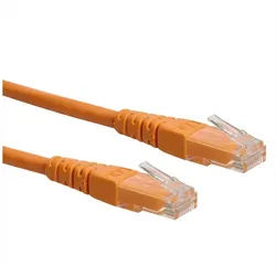ROLINE Patchkabel Cat.6 (Class E) UTP LAN-Kabel, RJ-45 Männlich (Stecker), RJ-45 Männlich (Stecker) (30.0 cm) orange