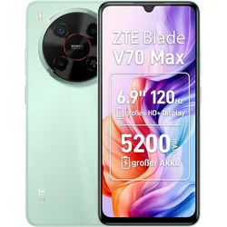 ZTE Blade V70 Max Smartphone (17,53 cm/6,9 Zoll, 128 GB Speicherplatz, 50 MP Kamera) grün
