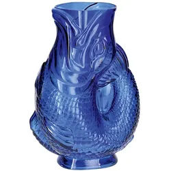 Fischvase Jacquard Gift-Company blau, 30x20.5x13 cm
