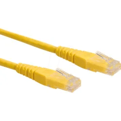 ROLINE 21150925 - Patchkabel Cat.6, UTP, gelb, 1,5 m