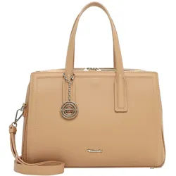 Shopper TAMARIS "Shopper TAS Kim", Damen, Gr. B/H/T: 29cm x 21cm x 10cm 0, beige (sand 420), Polyurethan, Taschen Shopper