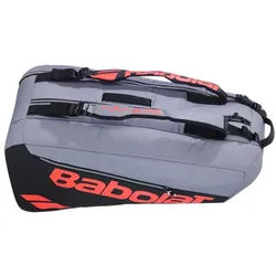 Babolat Tennis-Racketbag Pure Strike (Schlägertasche, 2 Hauptfächer, Schuhfach) 2025 carbongrau 6er