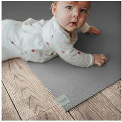 Sanosoft Spielmatte Krabbelmatte rutschfest Sanosoft® 180cm X 240cm Hellgrau, Oeko-Tex 100 - Made in Germany grau 180 cm x 240 cm