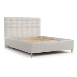 POLSTERBETT Soma 120/200 cm Hellbeige im Neve Stoff