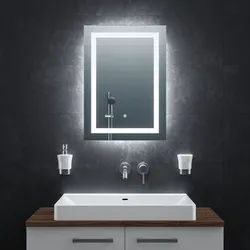Bringer Badspiegel mit Beleuchtung - BRS102 - 50x70 cm