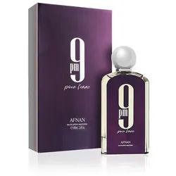 Afnan Eau de Parfum 9 PM Pour Femme, Glasflakon, Parfüm EDP, Damenduft