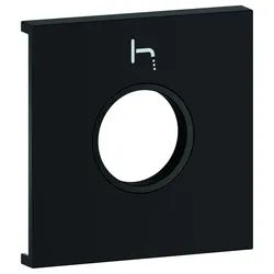 GROHE Metallplatte Grohtherm Aqua Tiles 107170, Symbol: Auslauf phantom black, 107170KF00 107170KF00