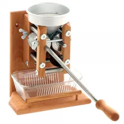 Eschenfelder 1220 alluminio 150g - Flockenquetsche Wandmodell mit Edelstahlwalzen