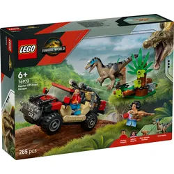 LEGO Jurassic World 76972 Raptor Verfolgungsjagd mit dem Geländewagen