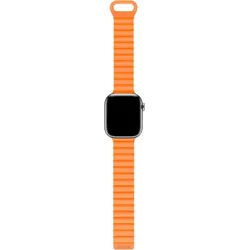 DECODED Smartwatch-Armband Silicone Magnet Traction Loop Strap 38/40/41mm orange