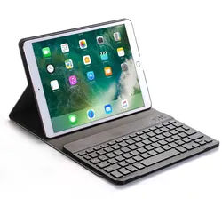 Lobwerk 2in1 Keyboard Cover für Apple iPad iPad 10.2 2019 7 Generation mit Standfunktion Tastatur Gold