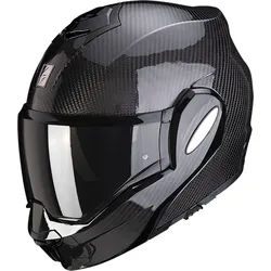 Scorpion EXO-Tech Evo Carbon Solid, Modularhelm - Schwarz - XL