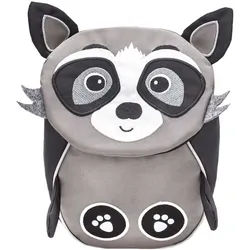 BELMIL Kindergartenrucksack »Mini Animals« grau, 18x25x11 cm