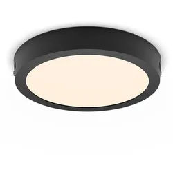 Philips Einbauspot Magneos Slim Surface DL252, 12W, schwarz, 2700K warmweißes Licht