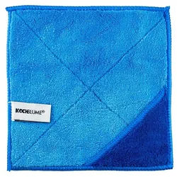 Kochblume Geschirrtuch Microfasertuch 18 x 18 cm, 800g/m2 Qualtität blau 18 cm x 18 cm