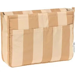 Lässig Wickeltasche , Beige, Hellbraun , Textil , Streifen , 12x30x40 cm , Baby on Tour, Kinderwagen, Wickeltaschen & Wickelrucksäcke
