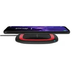 RealPower FreeCharge-10 Smartphone Schwarz, Rot Kabelloses Aufladen Schnellladung Drinnen