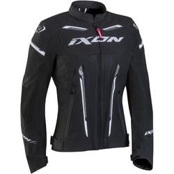Ixon Striker Air Damen Motorrad Textiljacke, schwarz-grau, Größe XL