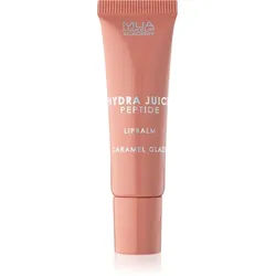 MUA Makeup Academy Hydra Juice Peptide Lip Balm feuchtigkeitsspendendes Lippenbalsam für höheren Glanz Duft Caramel Glaze 10 ml