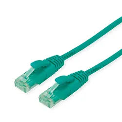 ROLINE RECYCLED MATERIAL ROLINE RM Patchkabel Cat.6A UTP, grün, 7 m
