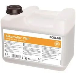ECOLAB Sekumatic® FNP Neutralisator, Zur Neutralisation nach der Instrumentenreinigung oder -vorreinigung, 5 l - Kanister