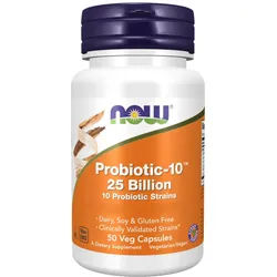 Now Foods Probiotikum-10 25 Milliarden 50 Gemüsekapseln Kapseln 240 St