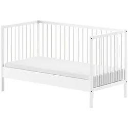 Mid.you Kinder-/Juniorbett , Weiß , Holz , Buche , 70x140 cm , verstellbar , Baby & Kindermöbel, Kinderzimmer & Jugendzimmer, Kinderbetten, Kinderbetten & Jugendbetten