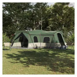 vidaXL Tipi-Zelt, Zelt Grün 680 x 510 x 210 cm 185T Polyester mit PU-Beschichtung grün