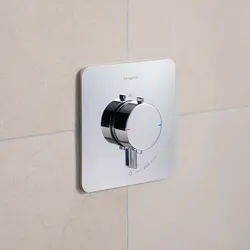 hansgrohe Ecostat Comfort Q Thermostat Unterputz für 1 Funktion, Badarmaturen, chrom