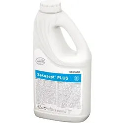 ECOLAB Sekusept® PLUS Instrumentendesinfektion, Leistungsstarke, reinigende Desinfektion von medizinischen Instrumenten, 2 l - Griff-Flasche (1 Karton = 4 Flaschen)