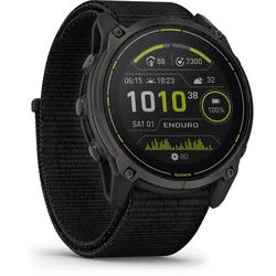 Garmin Enduro 3 Solar Sapphire Titan Sportuhr in schwarz-carbongrau, Größe Einheitsgröße - schwarz