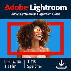 Adobe Lightroom | 1 Jahr | 1TB | PC/Mac Software