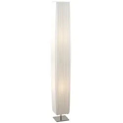 GLOBO LIGHTING Stehleuchte »BAILEY«, Höhe: 119 cm, 40 W, Metall glänzend, weiß - weiss