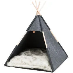 TRIXIE Höhle Tipi, Filz, 70 x 70 x 70 cm, anthrazit