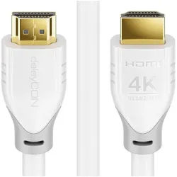 deleyCON deleyCON 0,5m HDMI HDR10+ UHD 4K@60Hz YUV 4:4:4 HDCP 2.2 3D ARC Dolby HDMI-Kabel