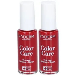 Poderm Color Care Teebaum Nagellack Nr 253 Rouge Allure