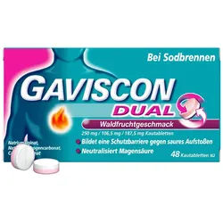 GAVISCON Dual Kautabletten Waldfrucht