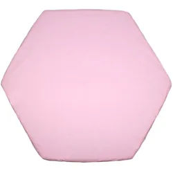 Primawela Spannbettlaken Baby Kinder 6-eck Laufgitter Laufstall Matratze 105x120cm rosa