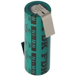 Sanyo HR-AU Twincell A-Zelle 2700 mAh mit Lötfahnen Z-Form, jetzt neu von FDK