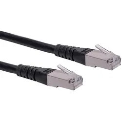 ROLINE Patchkabel Cat.6 (Class E) S/FTP (PiMF), schwarz, 1,5 m